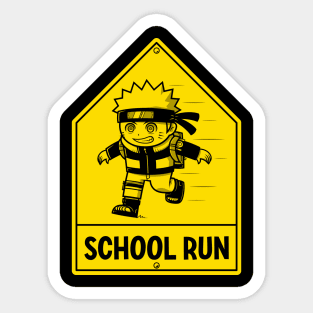 School Run Sticker